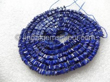 Lapis Plain Heishi Square Shape Beads